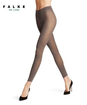 Falke Pure Matt 50 DEN Leggings Kadın Tayt Kahverengi | 96MFGSTZE