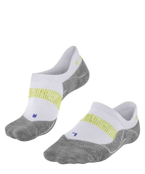 Falke RU4 Endurance Cool Invisible Running Invisibles Erkek No Show Socks Beyaz | 67WFHXOUC