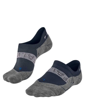Falke RU4 Endurance Cool Invisible Running Invisibles Erkek No Show Socks Mavi | 34DSCUYNV