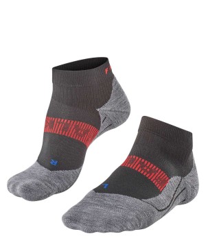 Falke RU4 Endurance Cool Short Running Short sock Erkek Çorap Siyah | 71VLJFACH