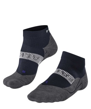 Falke RU4 Endurance Cool Short Running Short sock Erkek Çorap Mavi | 84CKVLFXB