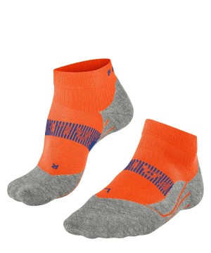 Falke RU4 Endurance Cool Short Running Short sock Erkek Çorap Turuncu | 80IMZPRCD