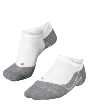 Falke RU4 Endurance Invisible Running Invisibles Erkek No Show Socks Beyaz | 40XGPOAQT