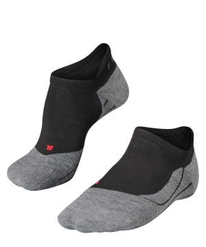 Falke RU4 Endurance Invisible Running Invisibles Erkek No Show Socks Siyah | 27PZUOHBM