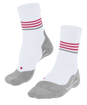 Falke RU4 Endurance Reflect Running Socks Kadın Sports Socks Beyaz | 49HMETGDZ