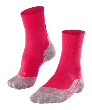 Falke RU4 Endurance Running Socks Kadın Sports Socks Kırmızı | 81ESQYKRF