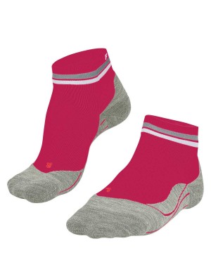 Falke RU4 Endurance Short Reflect Running Short sock Kadın Sports Socks Kırmızı | 57JFGREWQ