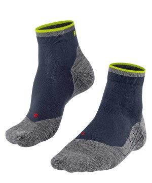 Falke RU4 Endurance Short Reflect Running Short sock Erkek Çorap Mavi | 57ZVDIWTA