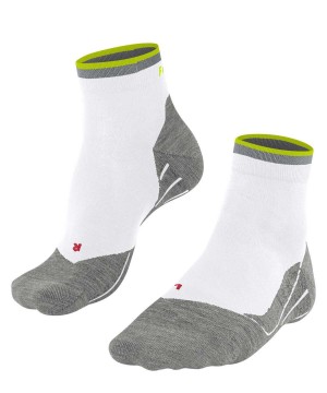 Falke RU4 Endurance Short Reflect Running Short sock Erkek Çorap Beyaz | 73SKNMTUH