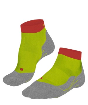 Falke RU4 Endurance Short Running Short sock Erkek Çorap Sarı | 96ELVASTW