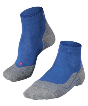 Falke RU4 Endurance Short Running Short sock Erkek Çorap Mavi | 87XHUKQVJ