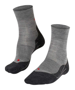 Falke RU4 Endurance Wool Running Socks Kadın Sports Socks Gri | 86VGZKBEF