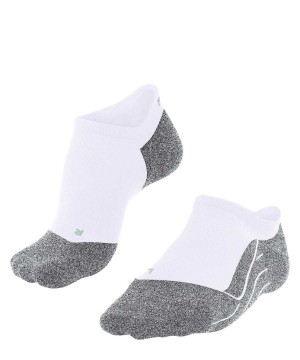 Falke RU4 Light Performance Invisible Running Invisibles Erkek No Show Socks Beyaz | 50XUEFKLY