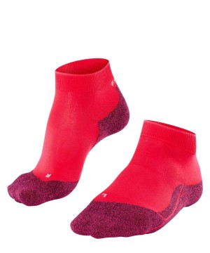 Falke RU4 Light Performance Short Running Short sock Kadın Sports Socks Kırmızı | 89SFMQAHE