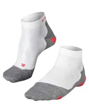 Falke RU5 Race Short Running Short sock Kadın Sports Socks Beyaz | 38VDUNIXA