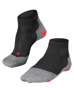 Falke RU5 Race Short Running Short sock Kadın Sports Socks Siyah | 26USIEANO