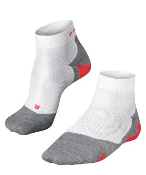 Falke RU5 Race Short Running Short sock Erkek Çorap Beyaz | 19MFVNOCJ