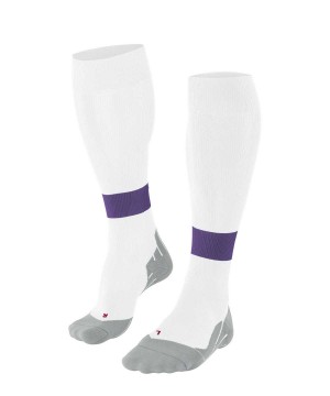 Falke RU Compression Energy Running Knee-high Socks Kadın Sports Socks Beyaz | 18FMGCZNT