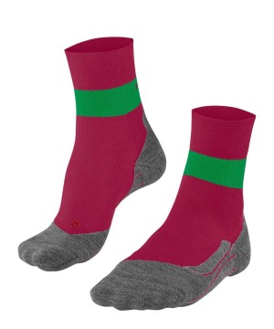 Falke RU Compression Stabilizing Running Socks Kadın Sports Socks Kırmızı | 29PFMXYEL