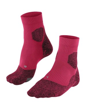 Falke RU Trail Grip Running Socks Kadın Sports Socks Kırmızı | 48YWTSVMG