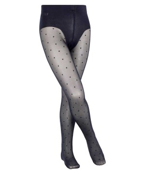 Falke Romantic Dot Tights Çocuk Tights Mavi | 94NSFJPYM