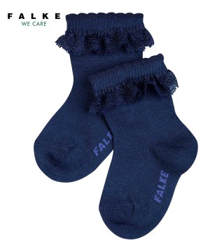 Falke Romantic Lace Socks Bebek Çorap Mavi | 98DTQENKM