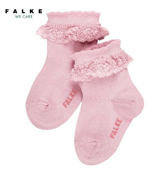 Falke Romantic Lace Socks Bebek Çorap Pembe | 49UOFKMNH