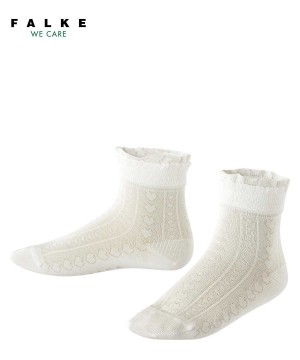 Falke Romantic Net Socks Çocuk Çorap Beyaz | 51BRQFAZU