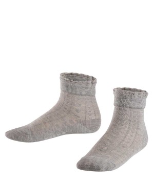Falke Romantic Net Socks Çocuk Çorap Gri | 05TKACUJB