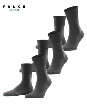 Falke Run 3-Pack Socks Kadın Çorap Gri | 53GZMOHLE