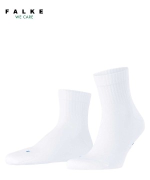 Falke Run Rib Short sock Kadın Çorap Beyaz | 85TZGSEWX