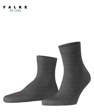 Falke Run Rib Short sock Kadın Çorap Gri | 95NWZTOJH