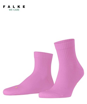 Falke Run Rib Short sock Kadın Çorap Kırmızı | 30GQSZXRU