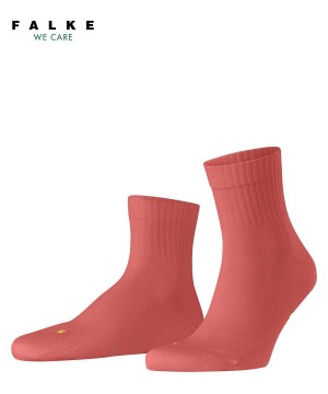 Falke Run Rib Short sock Kadın Çorap Kırmızı | 34ZJLADTV