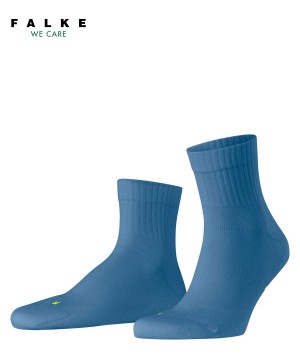 Falke Run Rib Short sock Kadın Çorap Mavi | 27EYUZSGX