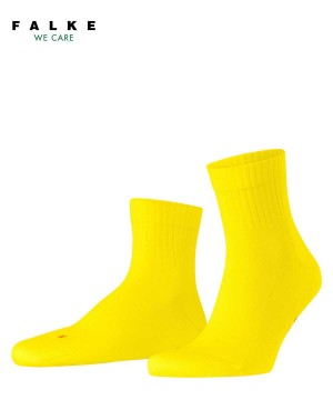 Falke Run Rib Short sock Kadın Çorap Sarı | 64DYHAVIS