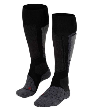 Falke SK1 Comfort Skiing Knee-high Socks Kadın Sports Socks Siyah | 32SZRBPYV