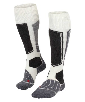 Falke SK1 Comfort Skiing Knee-high Socks Kadın Sports Socks Beyaz | 61JXNHFZD