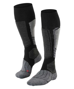 Falke SK1 Comfort Skiing Knee-high Socks Erkek Çorap Siyah | 19NTXMBZL