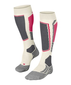 Falke SK2 Intermediate Skiing Knee-high Socks Kadın Sports Socks Beyaz | 05PJYXVZI