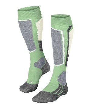 Falke SK2 Intermediate Skiing Knee-high Socks Kadın Sports Socks Yeşil | 72TGHQWMJ