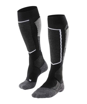 Falke SK2 Intermediate Skiing Knee-high Socks Kadın Sports Socks Siyah | 21URZPENS