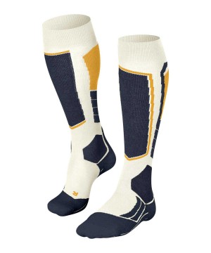 Falke SK2 Intermediate Skiing Knee-high Socks Erkek Çorap Beyaz | 78LNUSZXP