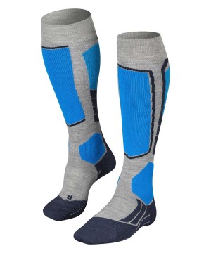 Falke SK2 Intermediate Skiing Knee-high Socks Erkek Çorap Gri | 56EUPNLQK