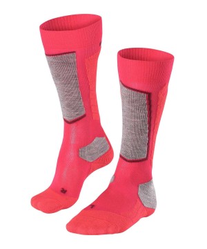 Falke SK2 Intermediate Vegan Skiing Knee-high Socks Kadın Sports Socks Kırmızı | 93NAUJTPZ