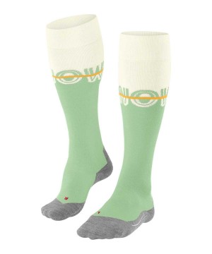 Falke SK4 Advanced Skiing Knee-high Socks Kadın Sports Socks Yeşil | 18MWVXDCF