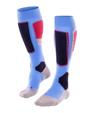 Falke SK4 Advanced Skiing Knee-high Socks Kadın Sports Socks Mavi | 63XSNIFZU