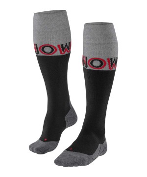 Falke SK4 Advanced Skiing Knee-high Socks Erkek Çorap Siyah | 85HLEFOGM