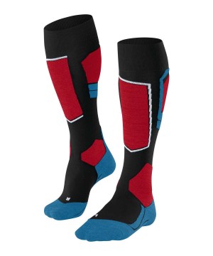 Falke SK4 Advanced Skiing Knee-high Socks Erkek Çorap Siyah | 49NRJGHEC