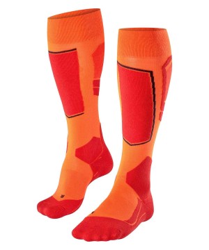 Falke SK4 Advanced Skiing Knee-high Socks Erkek Çorap Turuncu | 98LJPREMX